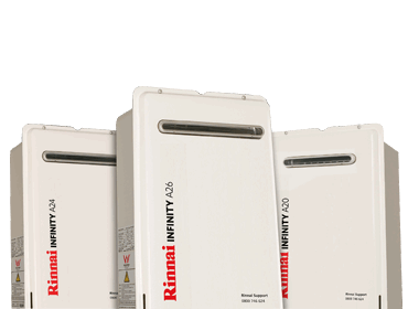 Rinnai continuous hot water system