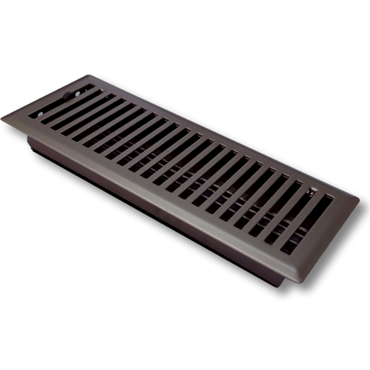 Metal Floor Grills - Gunmetal Grey